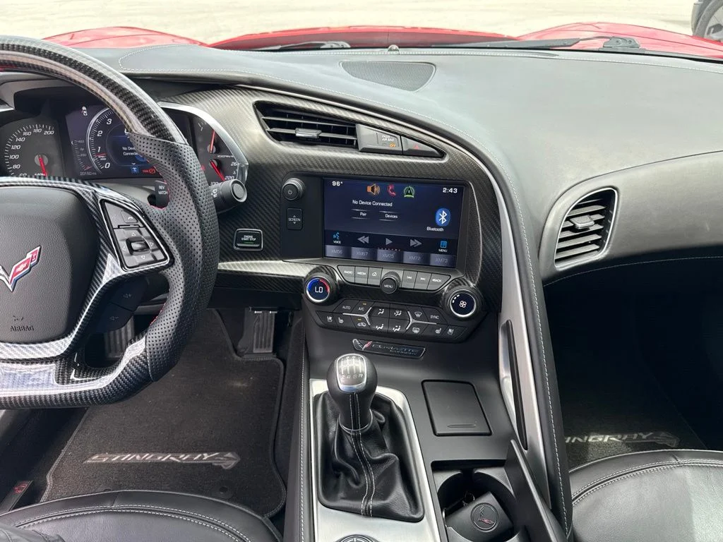 Used 2015 Torch Red Chevrolet Stingray Z51 image 11