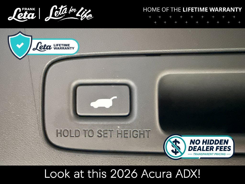New 2026 Platinum White Pearl Acura w/A-Spec Package image 34