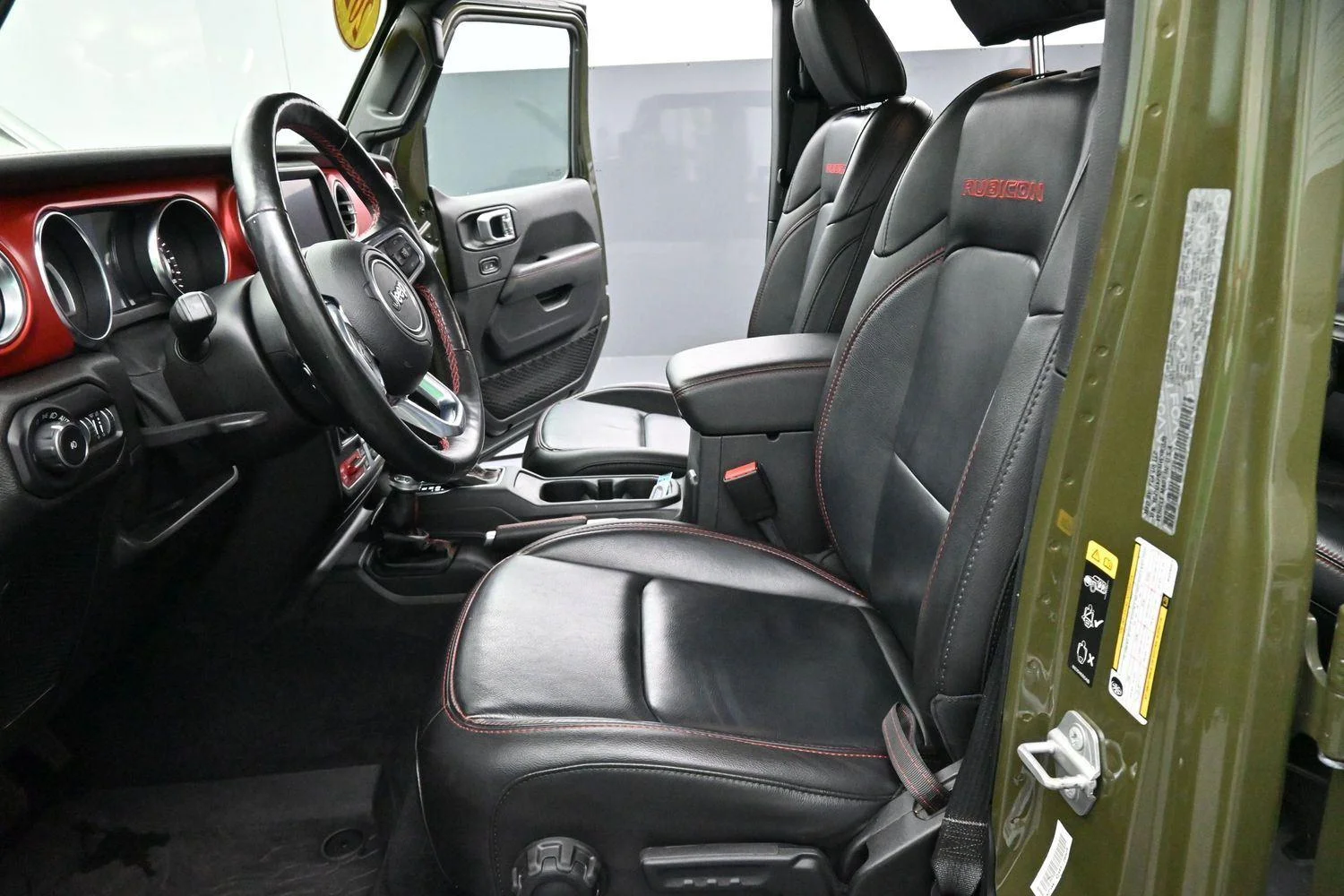 Used 2021 Sarge Green Clearcoat Jeep Unlimited Rubicon image 11