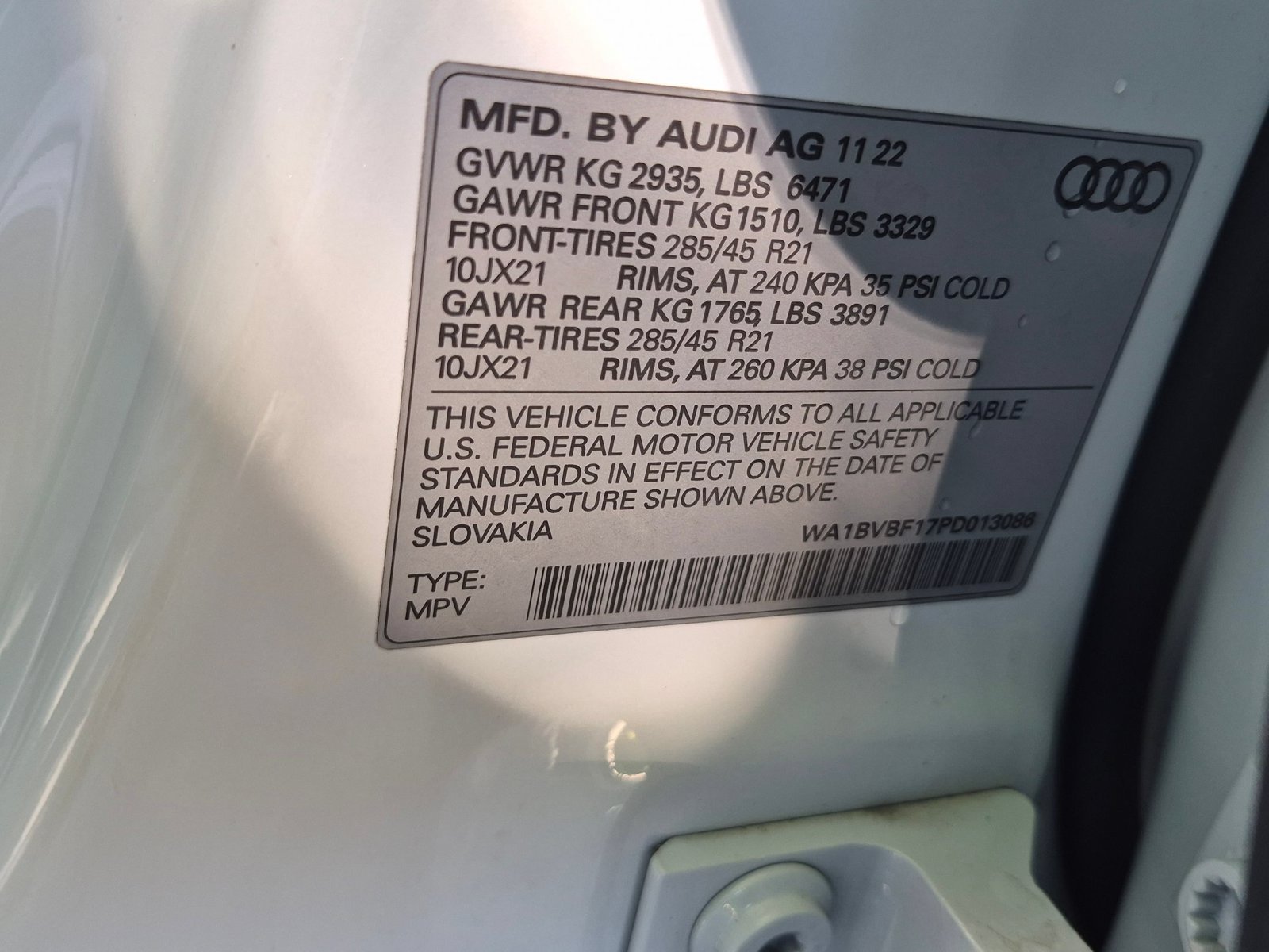 Used 2023 White Audi Premium Plus image 24