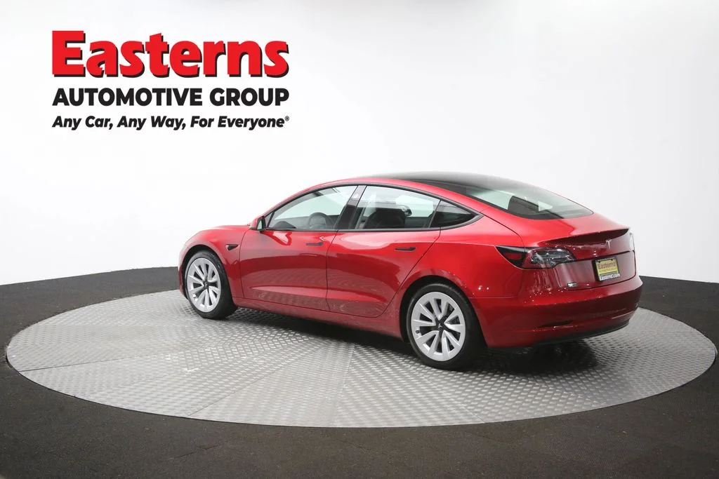 Used 2021 Red Tesla Standard Range Plus image 57