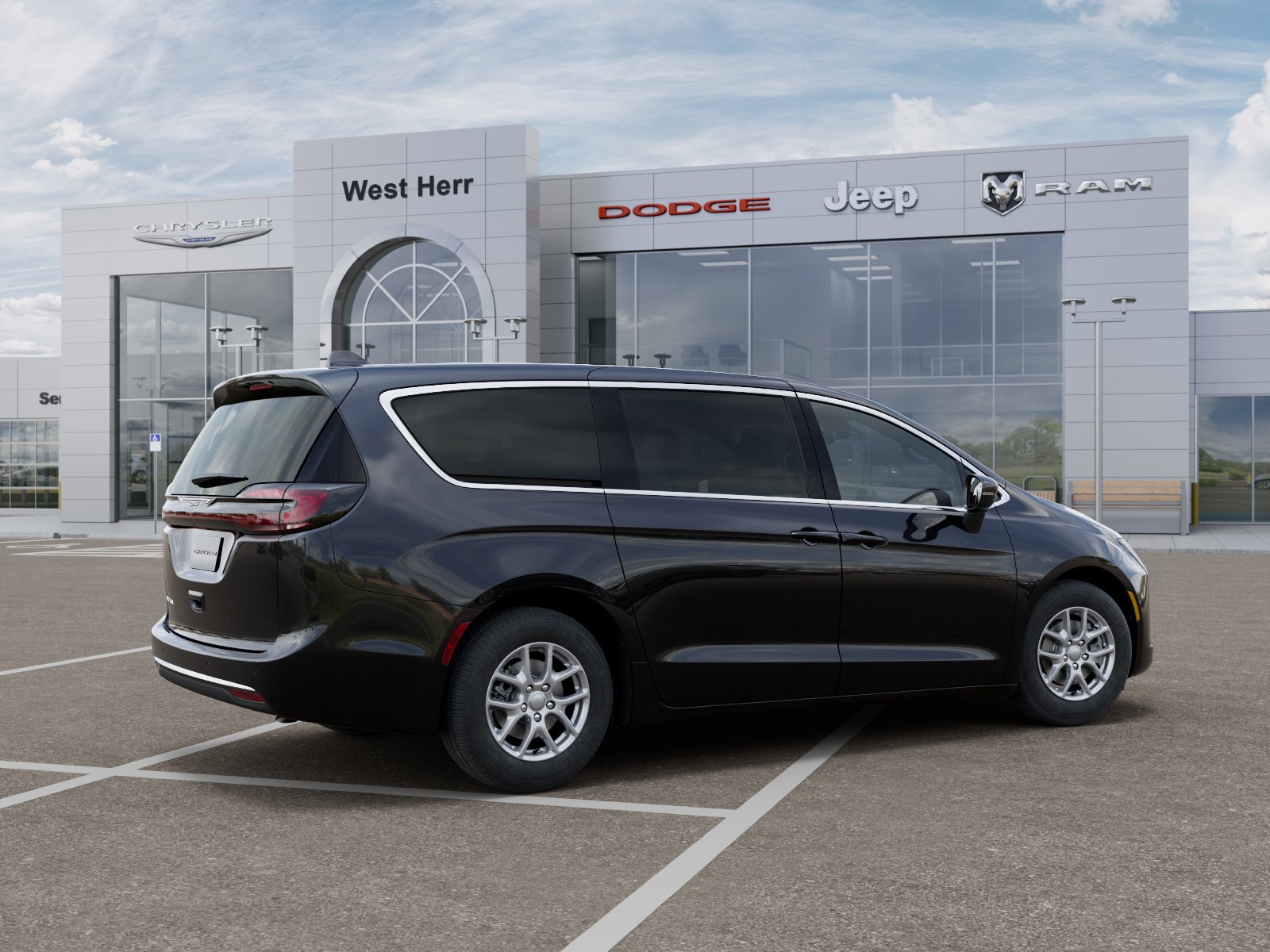 New 2027 Diamond Black Crystal Pearl-Coat Exterior Paint Chrysler Select image 4