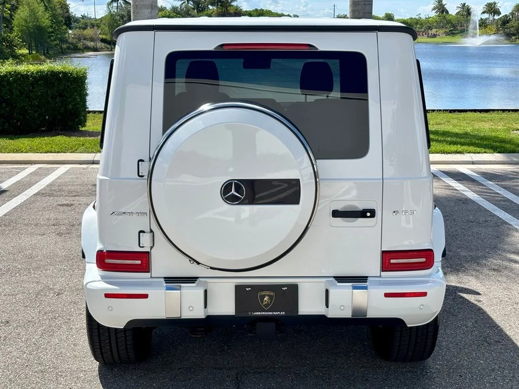 Used 2021 designo Moonlight White Metallic Mercedes-Benz G 63 AMG® image 8