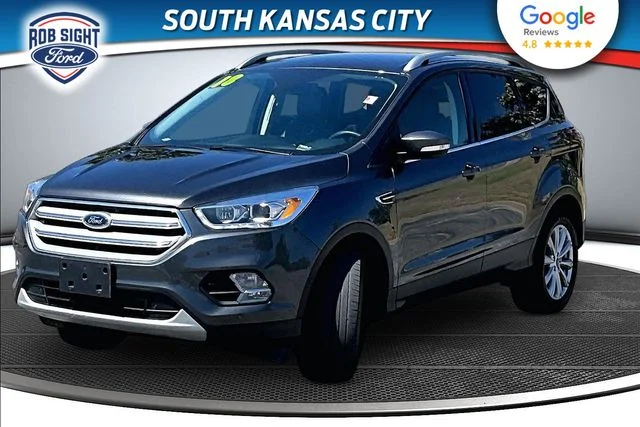 Used 2018 Magnetic Metallic Ford Titanium image 1