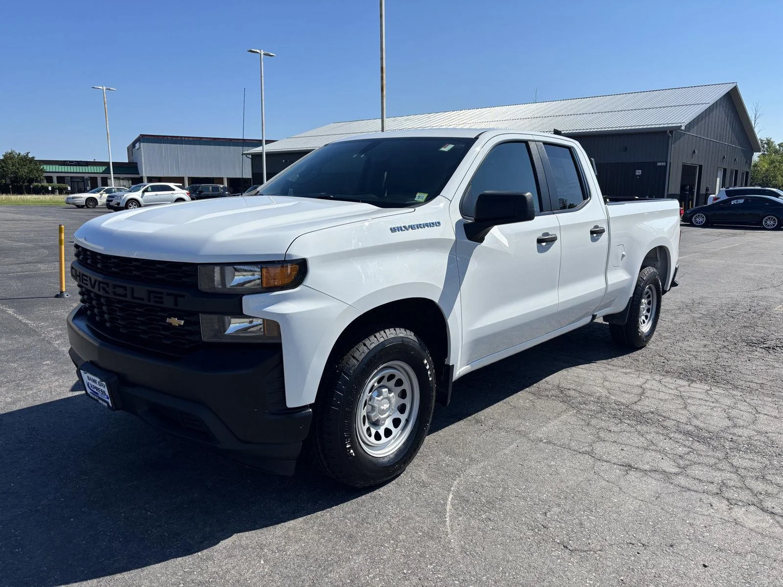 Used 2021 SUMMIT WHITE Chevrolet Work Truck image 3