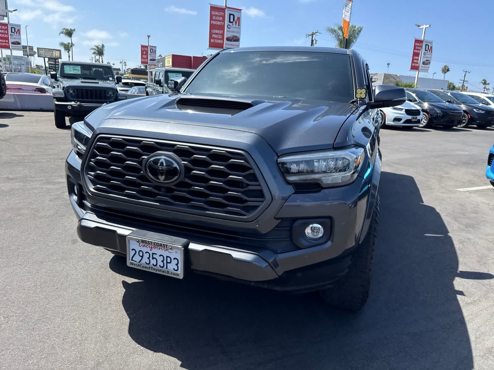 Used 2021 Magnetic Gray Metallic Toyota TRD Sport image 2