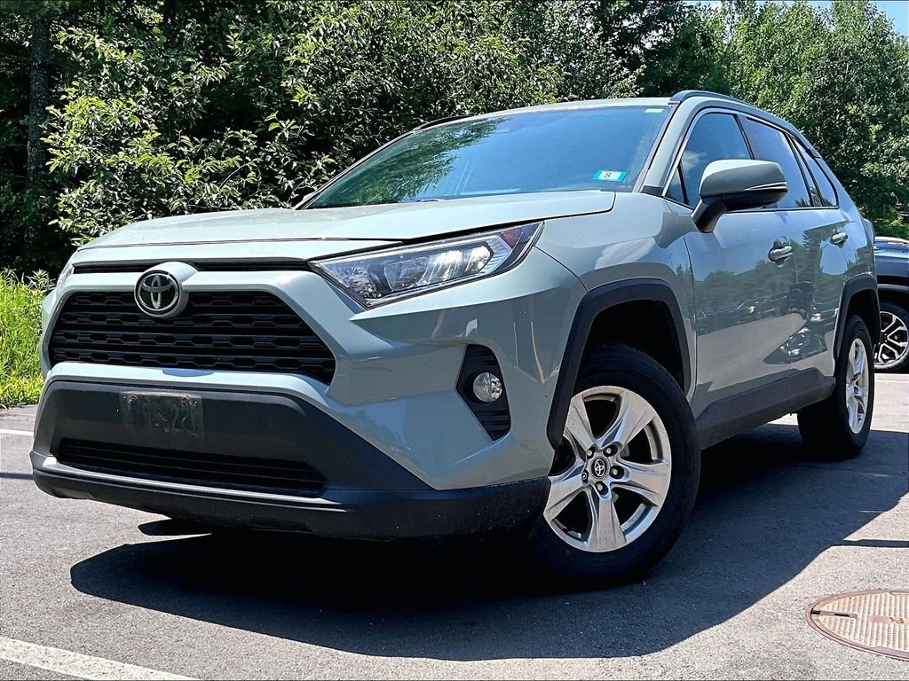 Used 2021 Blue Toyota XLE image 3