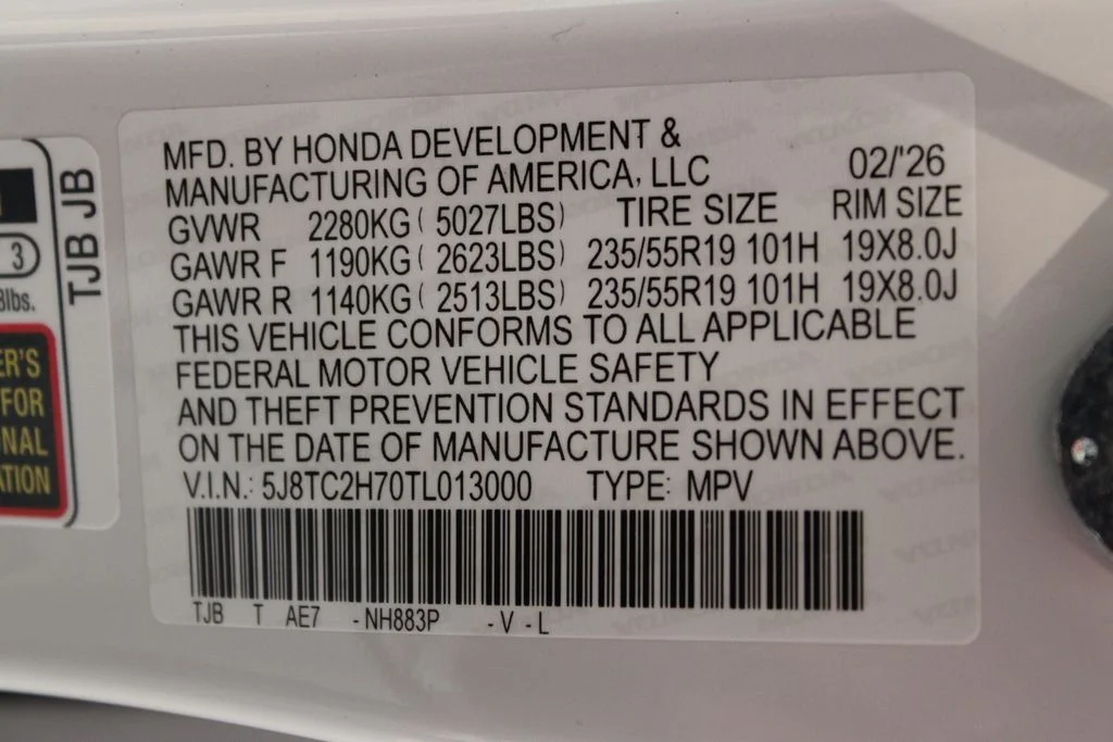 New 2026 Platinum White Pearl Acura Advance Package image 30