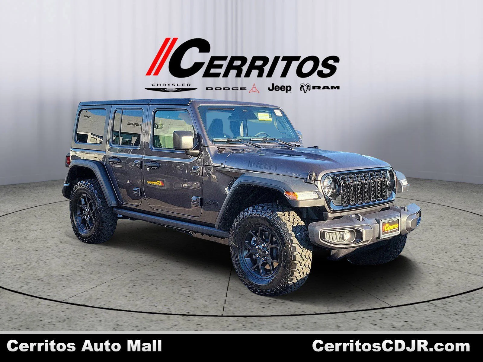 New 2026 Gray Jeep Willys image 1