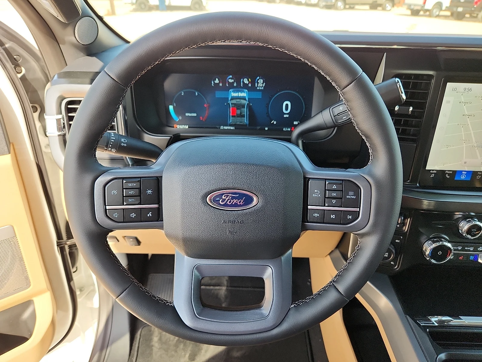 New 2026 Star White Metallic Tri-Coat Ford LARIAT image 21