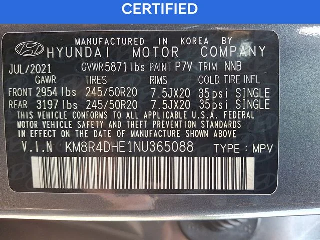 Used 2022 Gray Hyundai SEL image 27