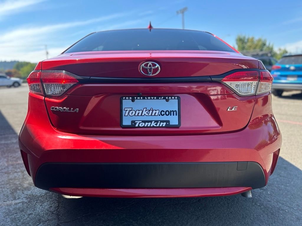 Used 2021 Red Toyota LE image 7