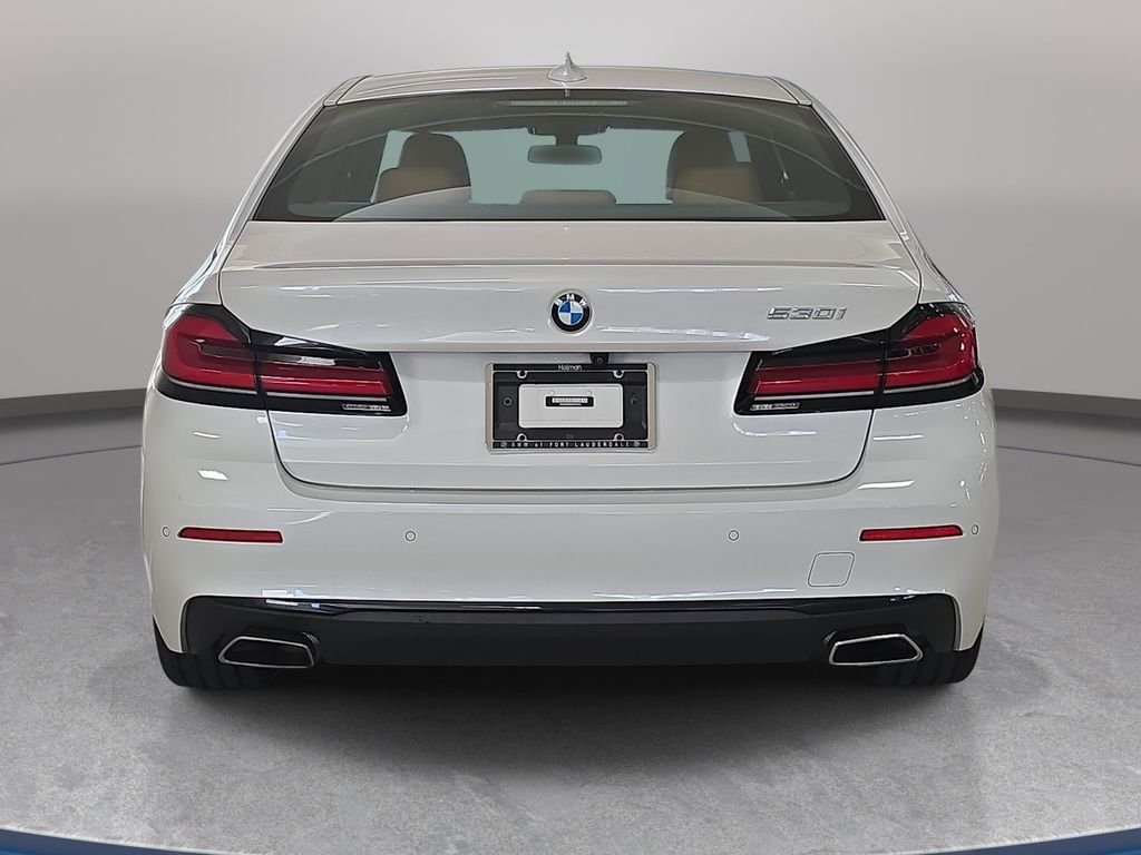 Certified Used 2023 Mineral White Metallic BMW 530i image 8