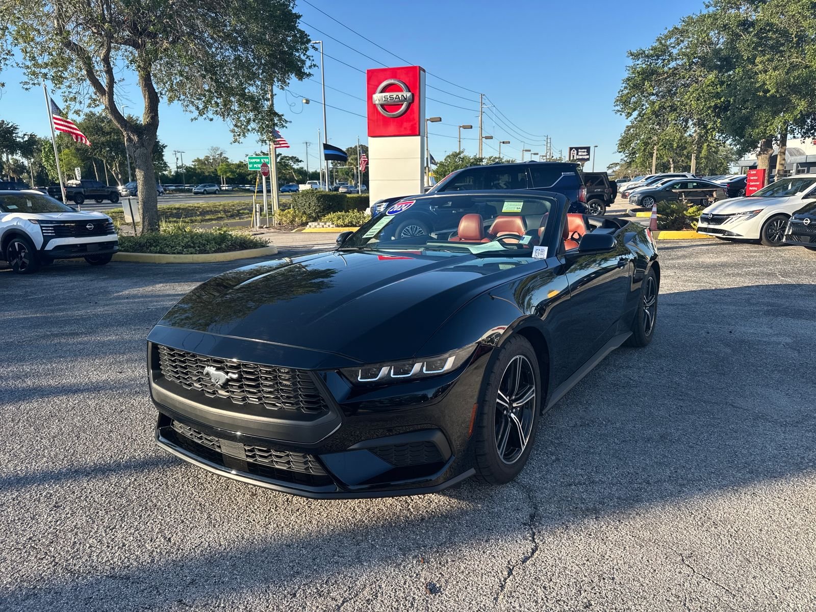 Used 2024 Black Ford EcoBoost Premium image 3