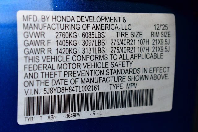 New 2026 Double Apex Blue Pearl Acura Type S w/Advance Package image 25