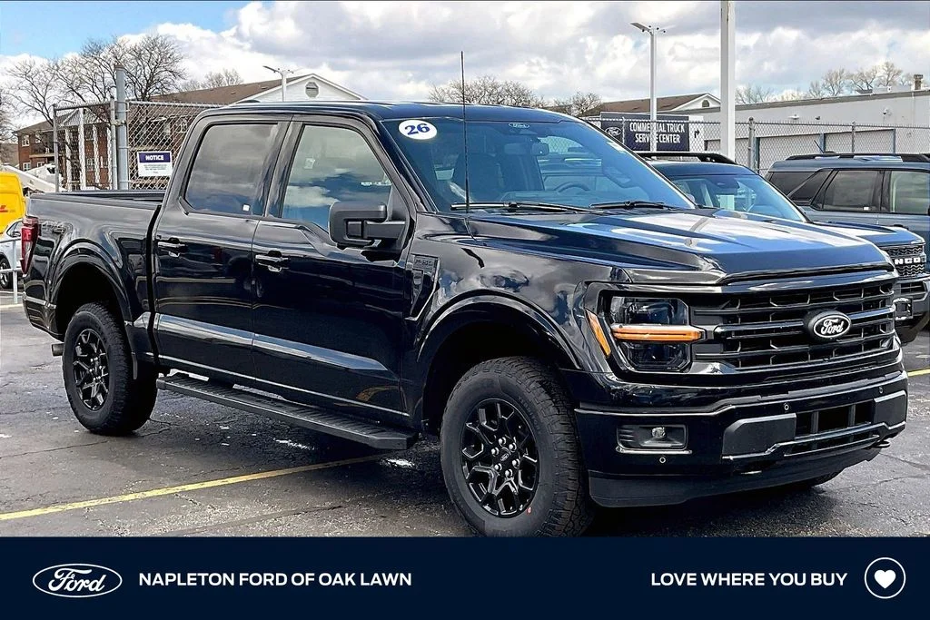 New 2026 Agate Black Metallic Ford XLT image 1