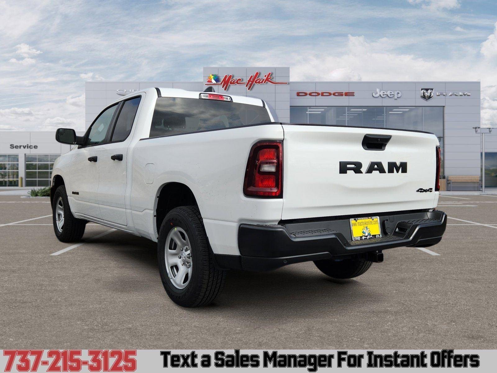 New 2026 Bright White Clear-Coat Exterior Paint RAM Tradesman image 3