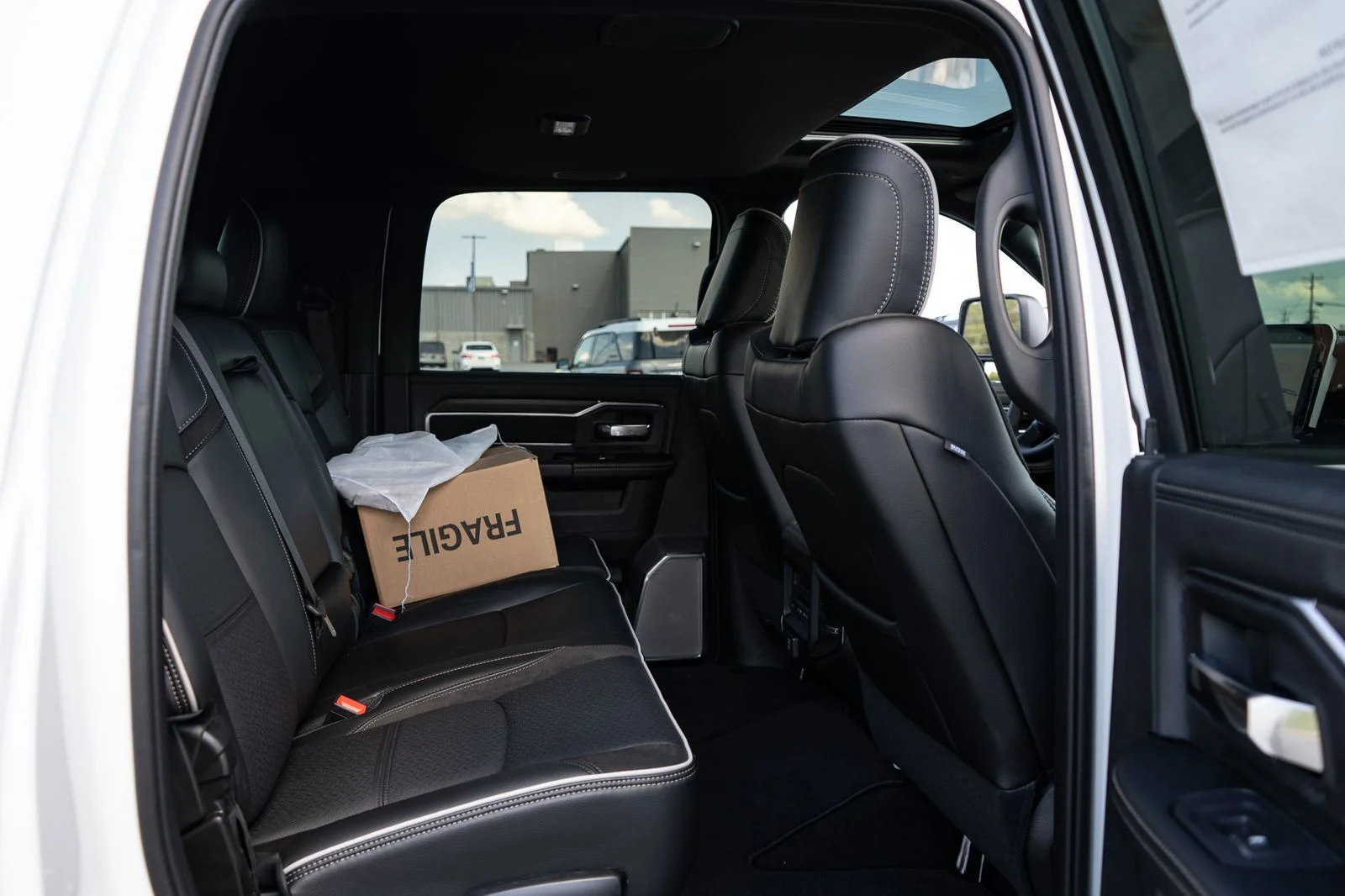 New 2026 Bright White Clear-Coat Exterior Paint RAM Laramie image 37