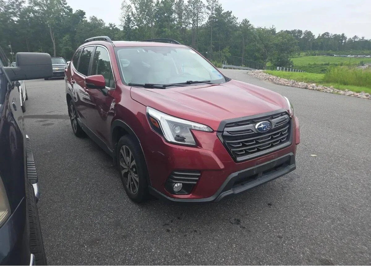 Used 2023 Crimson Red Pearl Subaru Limited image 2
