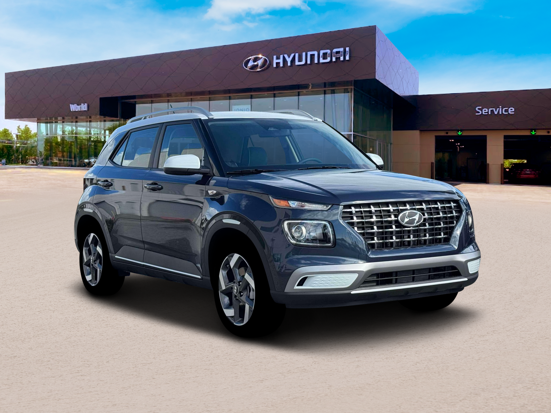 New 2026 Denim w/White Roof Hyundai SEL w/Two-Tone Roof image 11