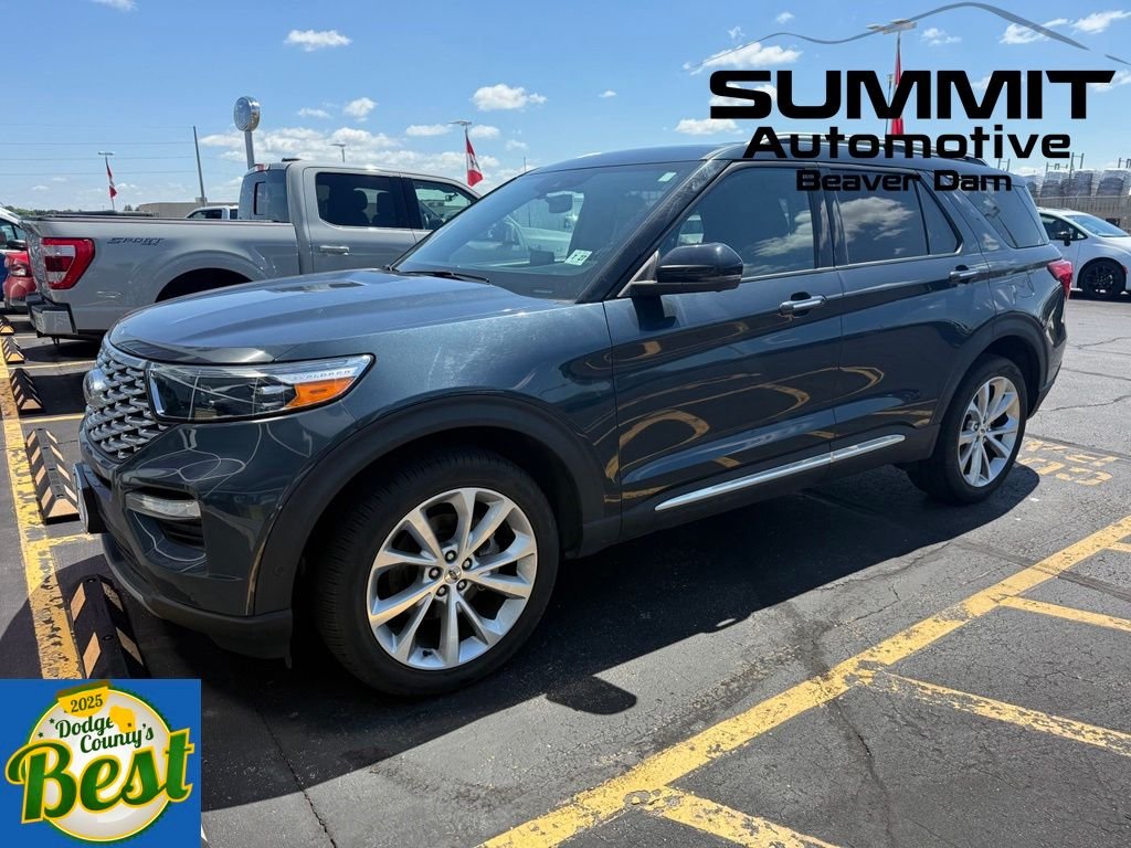 Used 2022 Blue Ford Platinum image 1