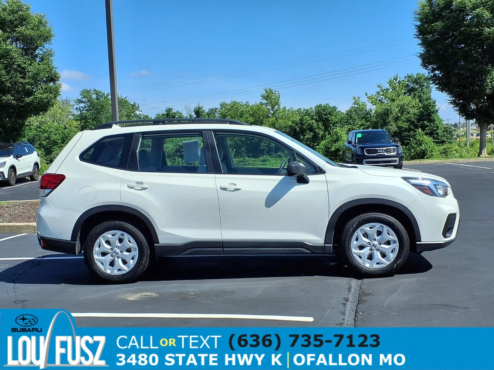 Used 2020 Crystal White Pearl Subaru Base image 21