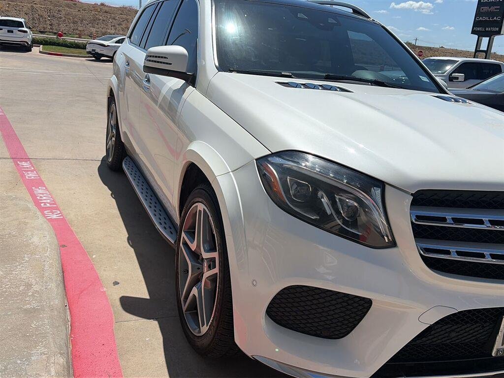 Used 2017 designo Diamond White Metallic Mercedes-Benz GLS 550 image 2