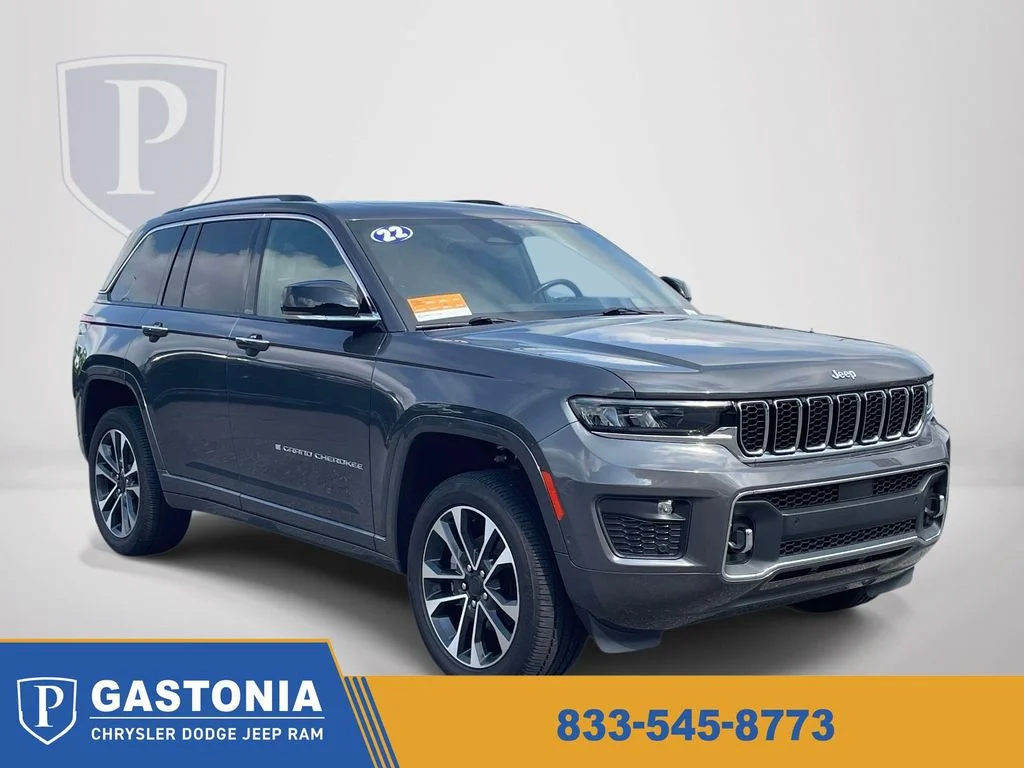 Certified Used 2022 Gray Jeep Overland image 1