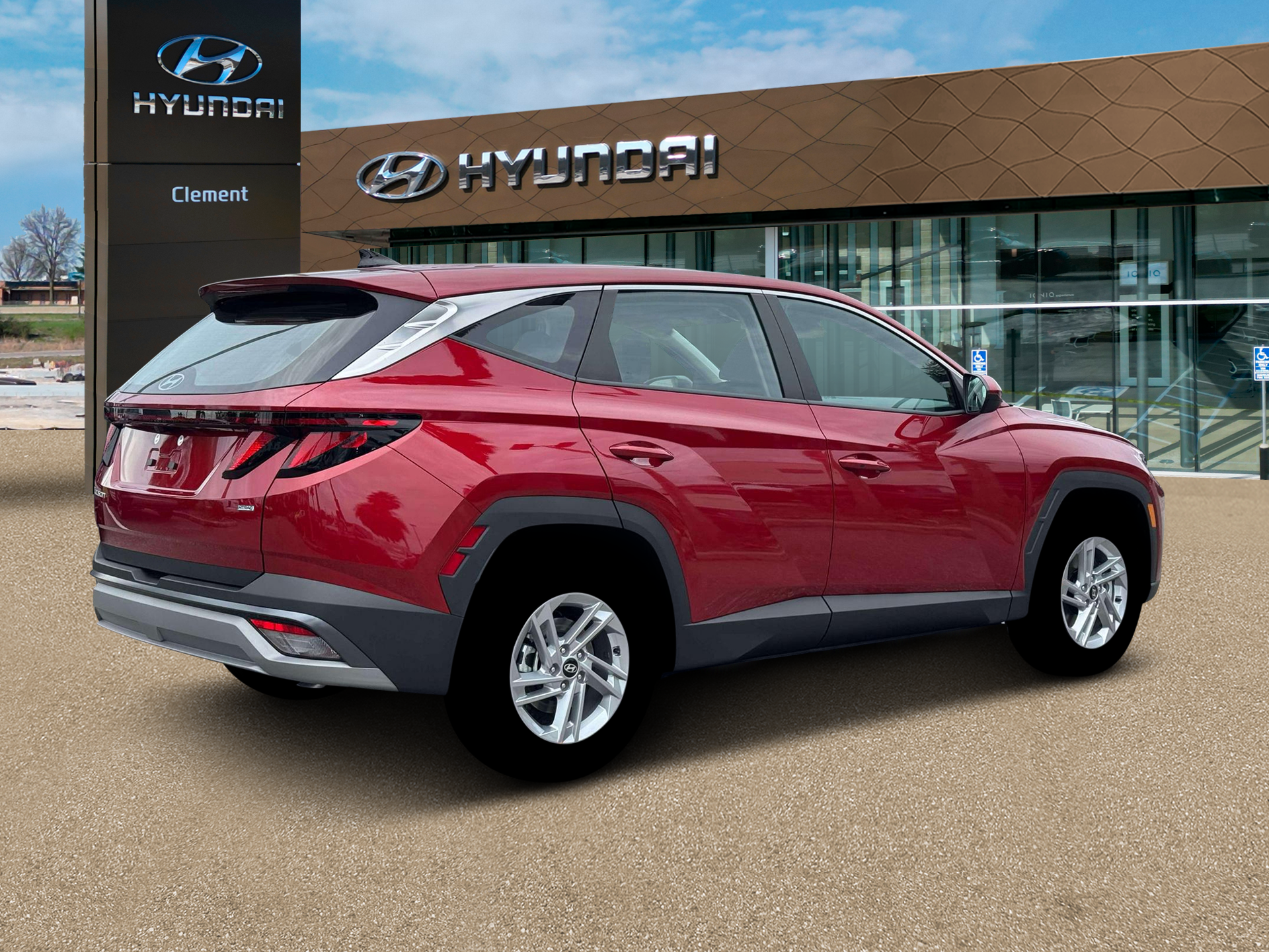 New 2026 Red Hyundai SE AWD image 8
