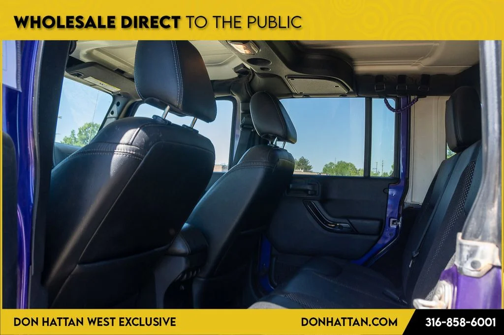Used 2016 Purple Jeep Unlimited Sahara image 12