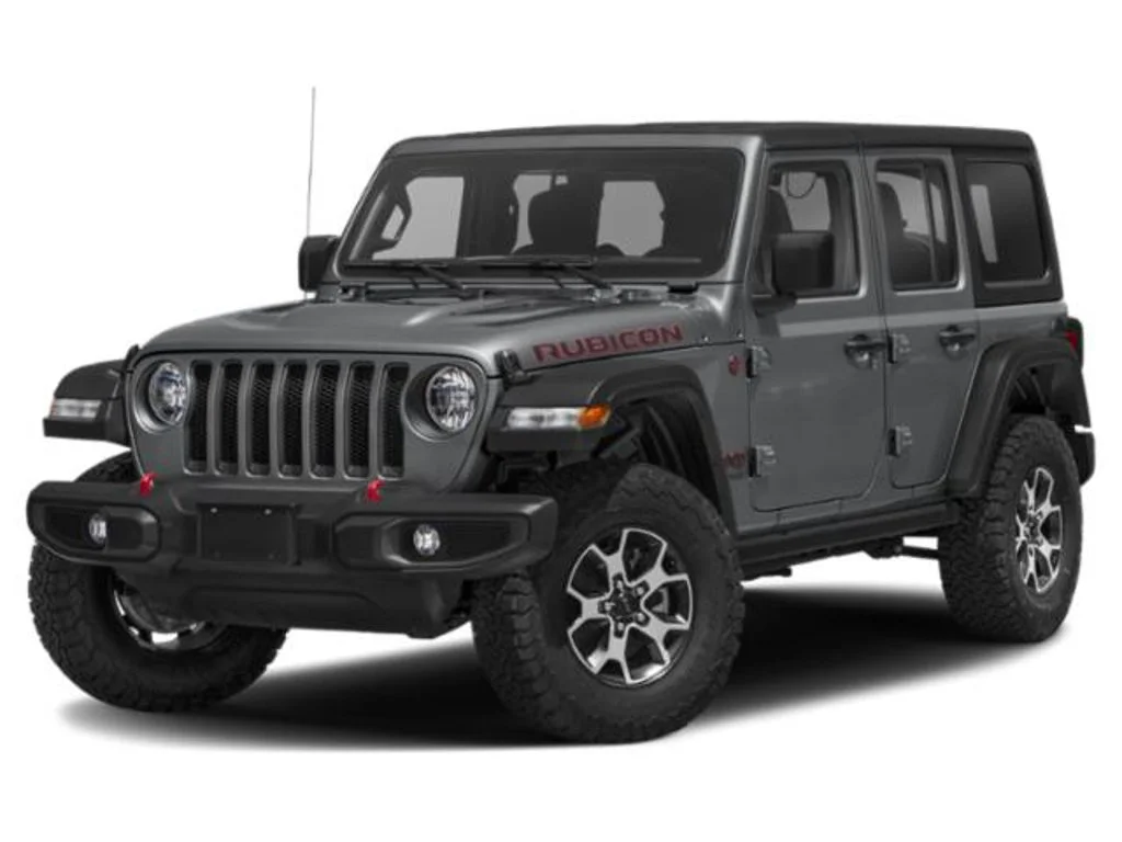 Used 2021 Sarge Green Clearcoat Jeep Unlimited Rubicon image 1