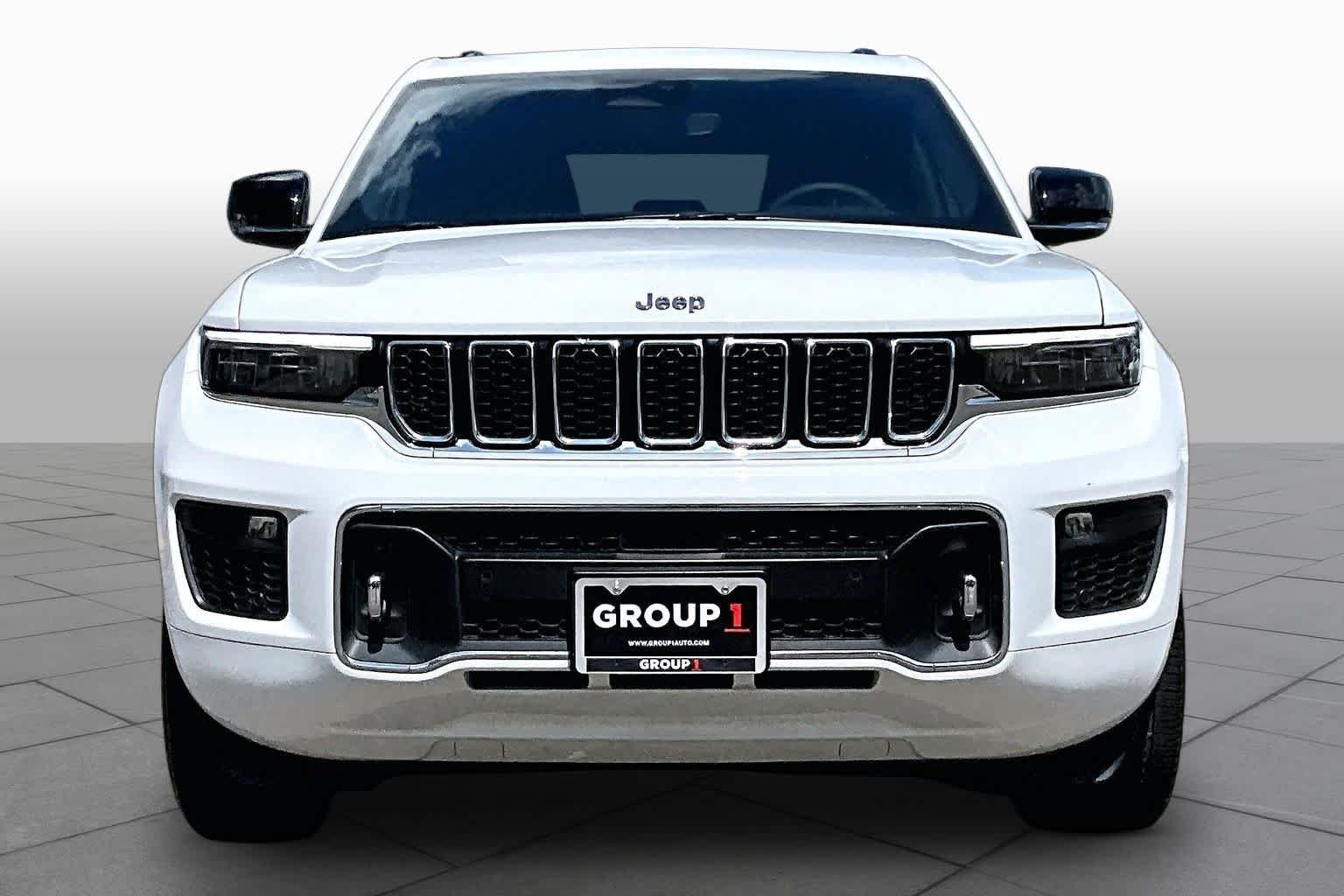 Used 2023 Bright White Clearcoat Jeep Overland image 4