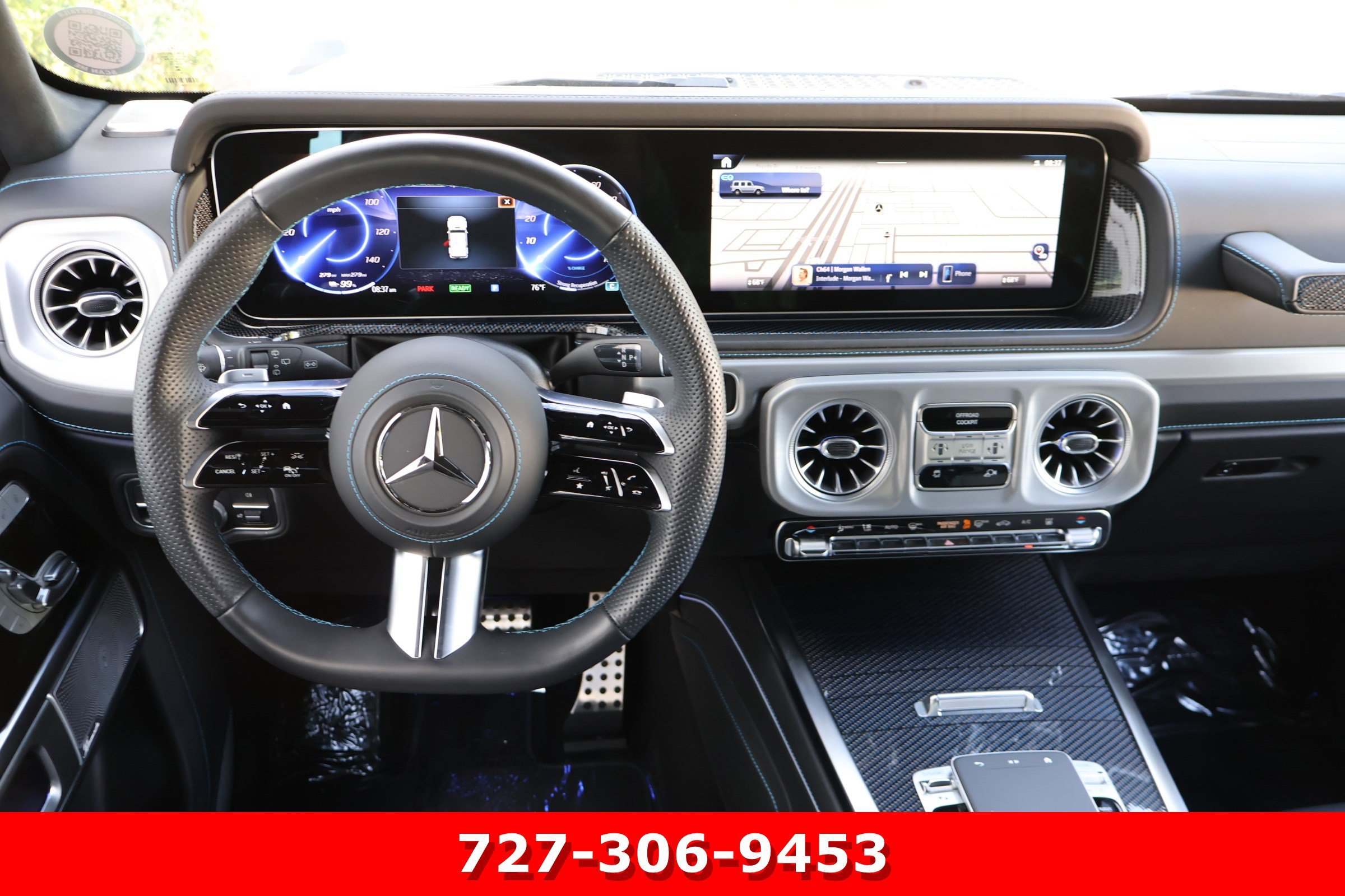 Certified Used 2025 MANUFAKTUR South Sea Blue Magno Mercedes-Benz G 580e image 21