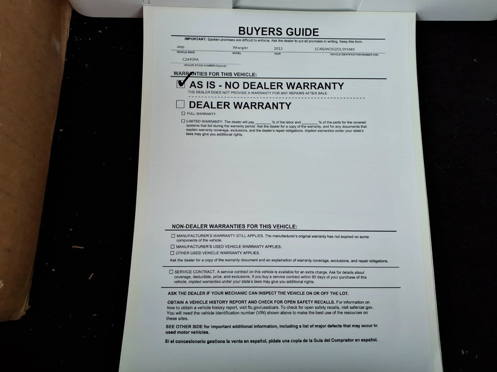 Used 2013 Billet Silver Metallic Jeep Sport image 34