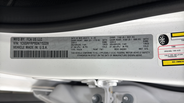 Used 2025 Bright White Clearcoat Ram Laramie image 27