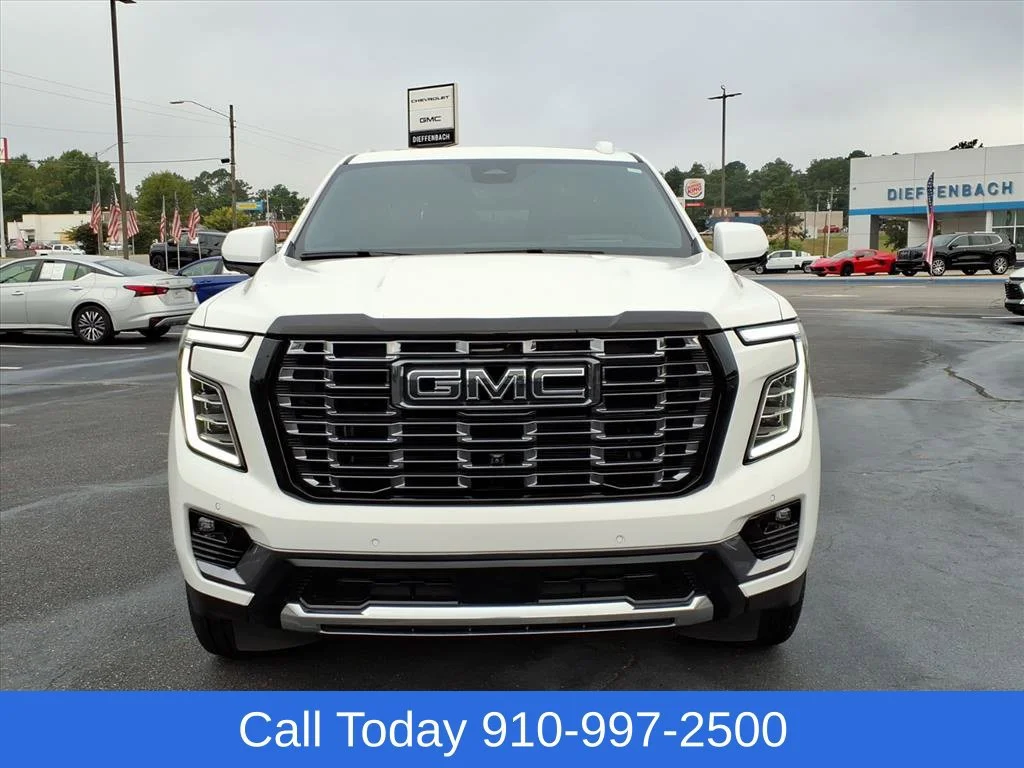 Used 2025 Summit White GMC Denali Ultimate image 2