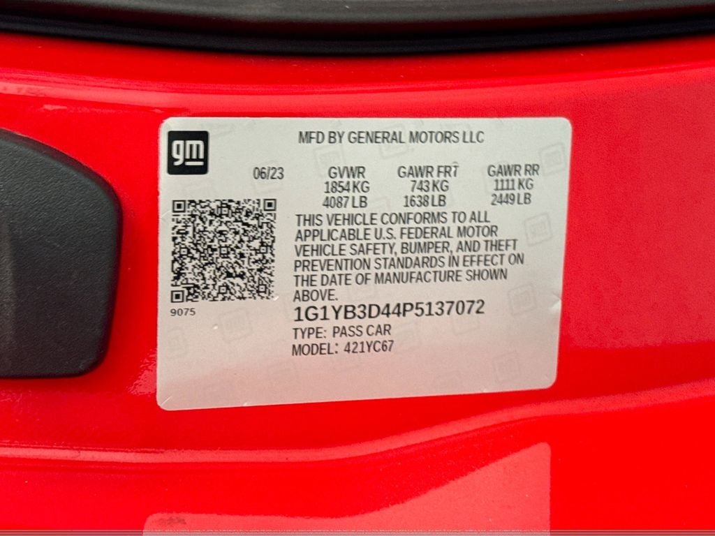 Used 2023 Torch Red Chevrolet Stingray image 29