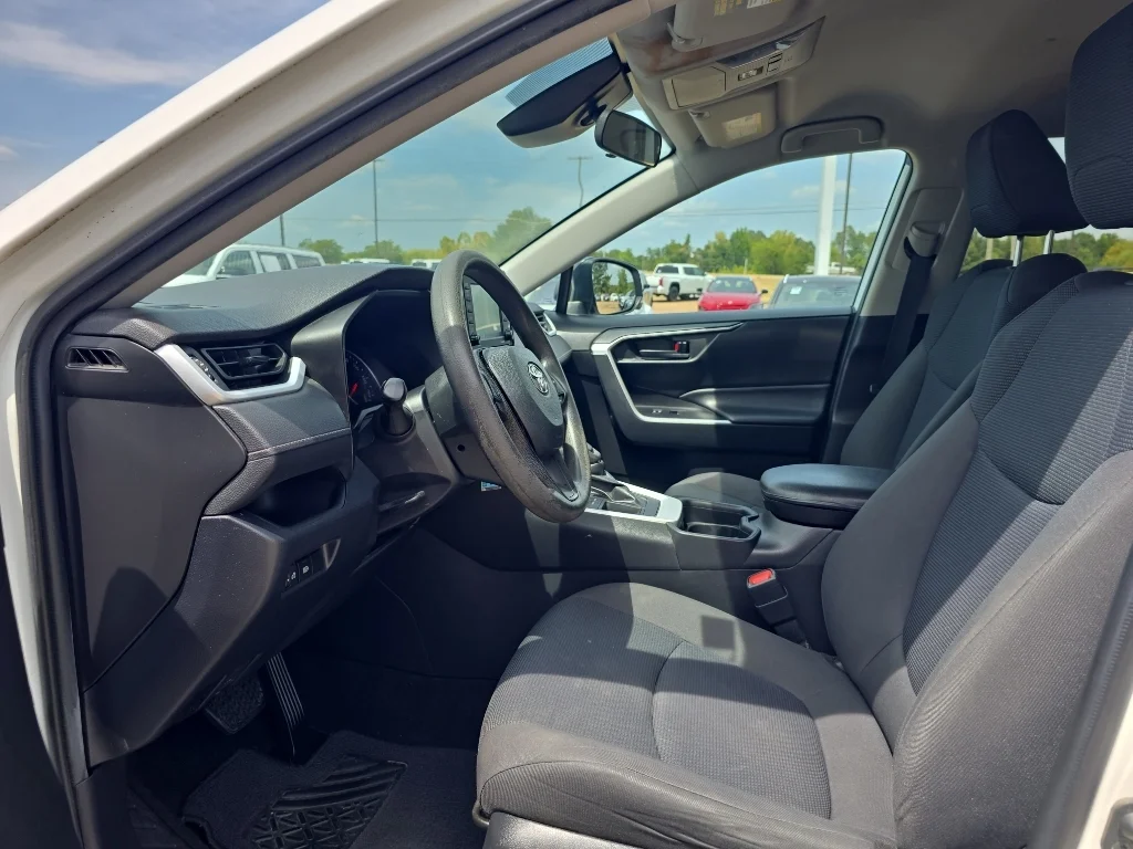 Used 2021 Super White Toyota LE image 7