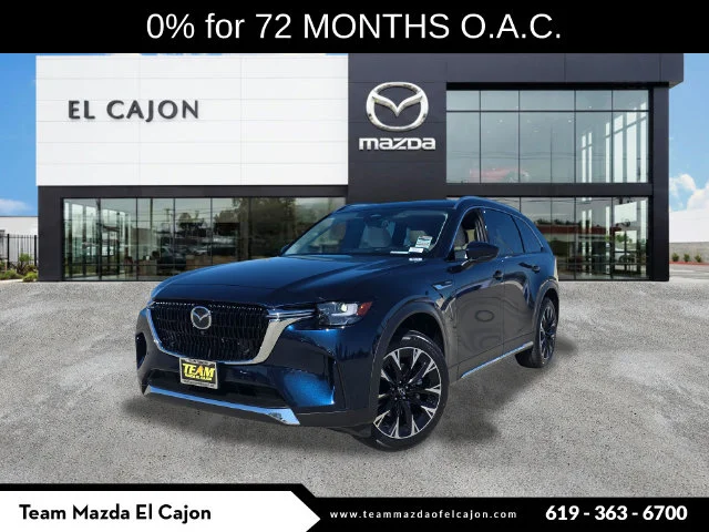New 2026 Deep Crystal Blue Mica Mazda Premium Plus AWD image 1