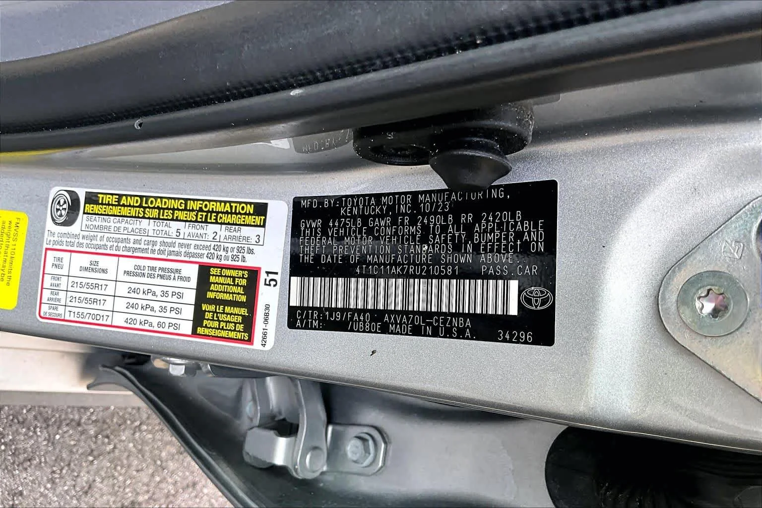 Certified Used 2024 Celestial Silver Metallic Toyota LE image 34
