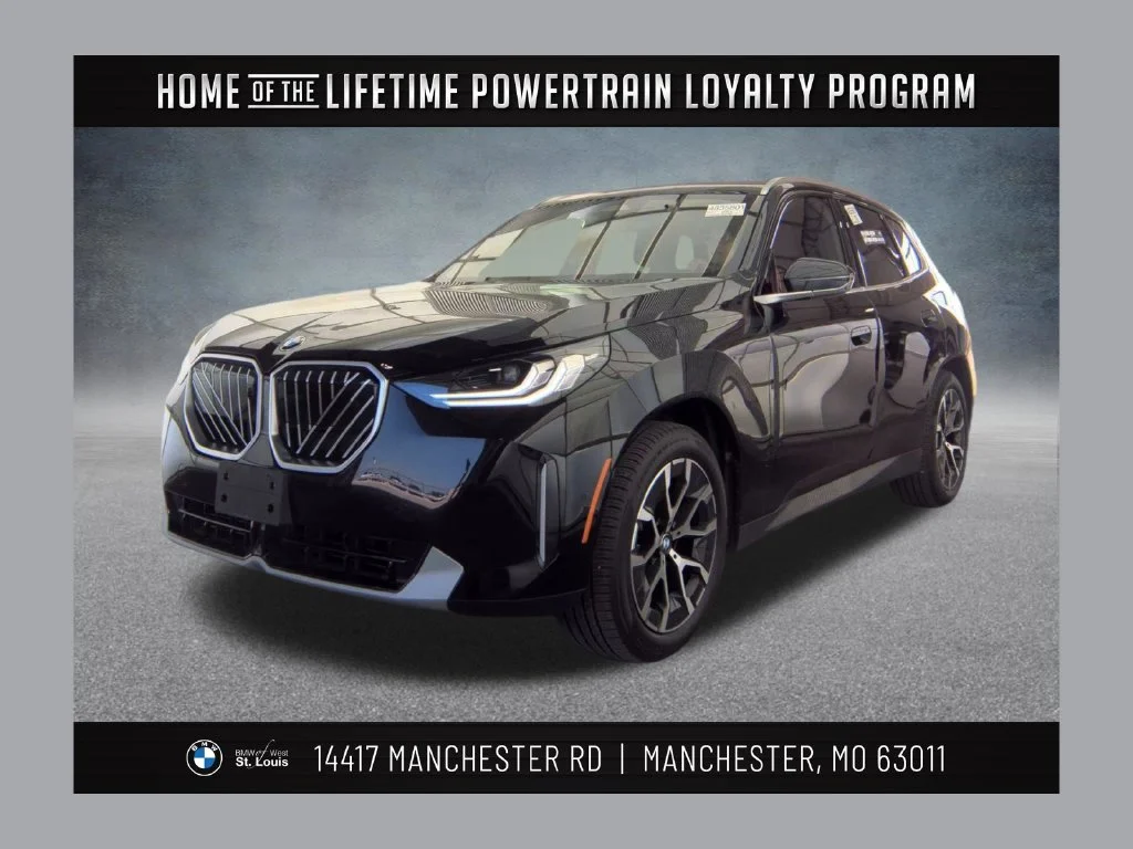 Used 2025 Black BMW 30 xDrive image 1