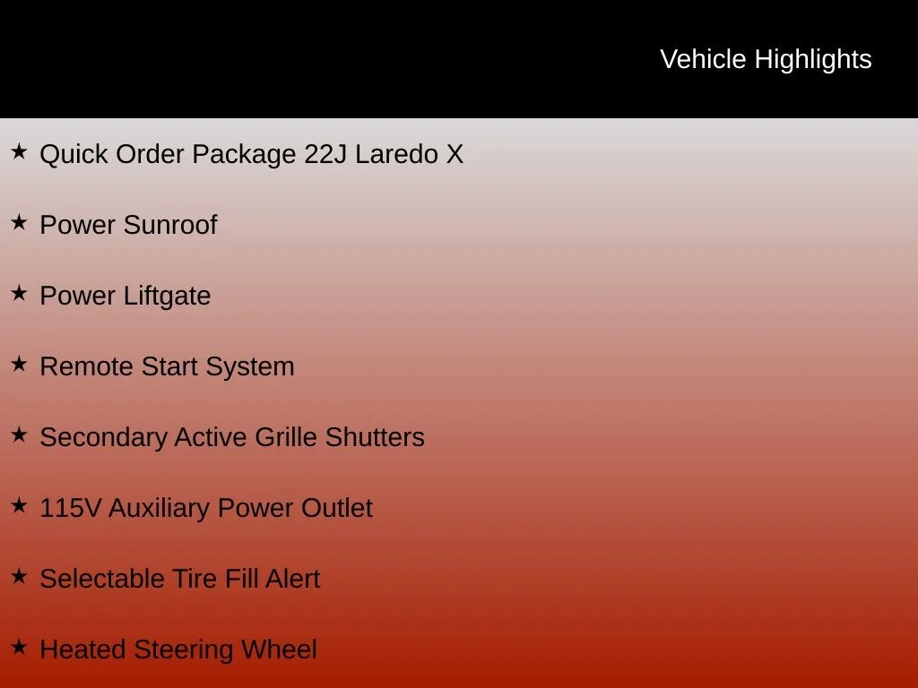 New 2026 Diamond Black Crystal Pearl-Coat Exterior Paint Jeep Laredo X image 3