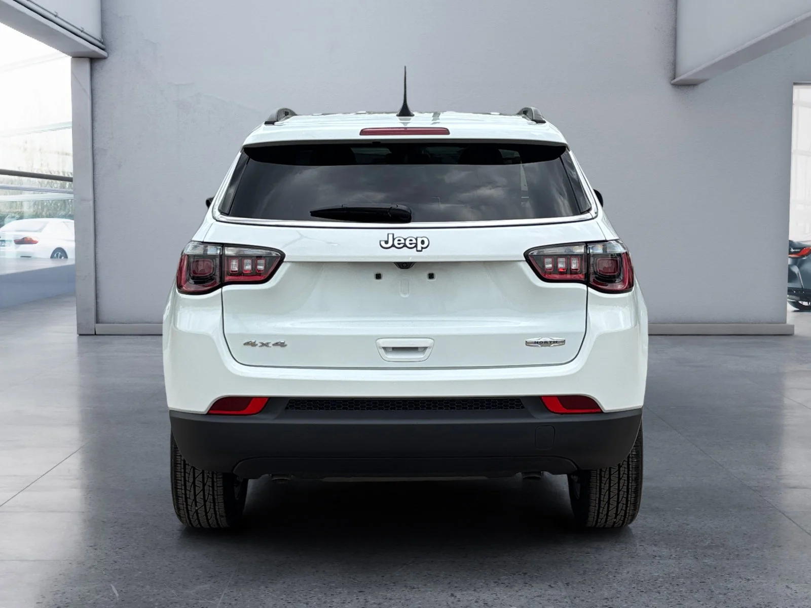 New 2026 Bright White Jeep North image 4