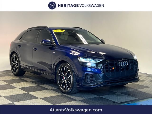Blue 2019 Audi Q8 quattro Premium Plus 55 TFSI SUV / Crossover All-Wheel Drive