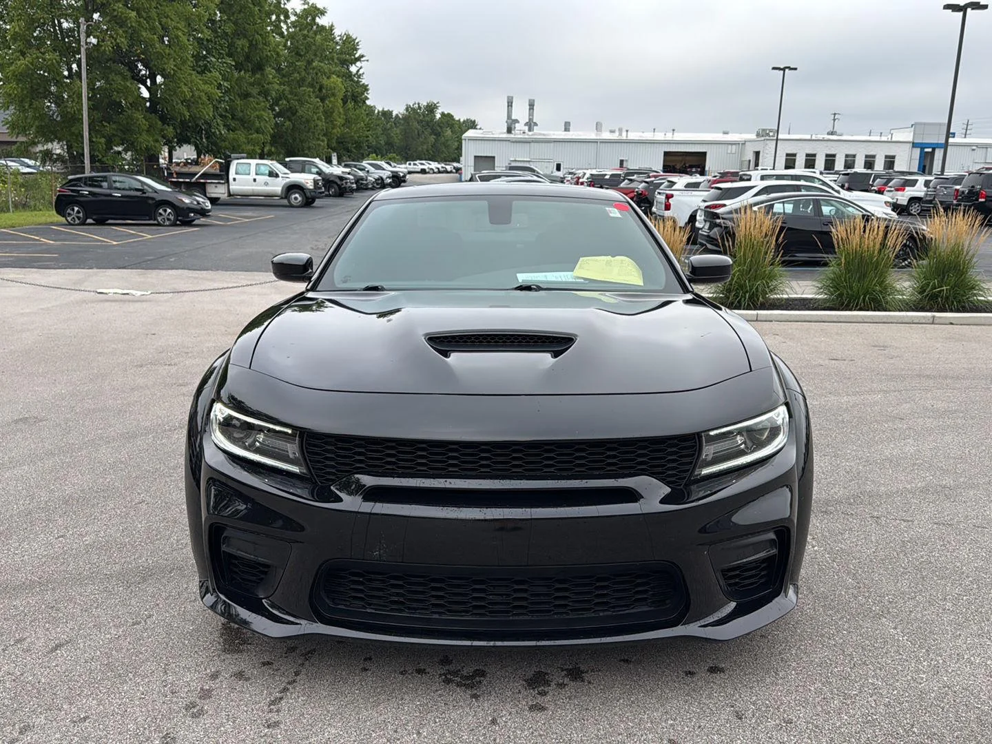 Used 2020 Pitch Black Clearcoat Dodge Scat Pack Widebody image 8