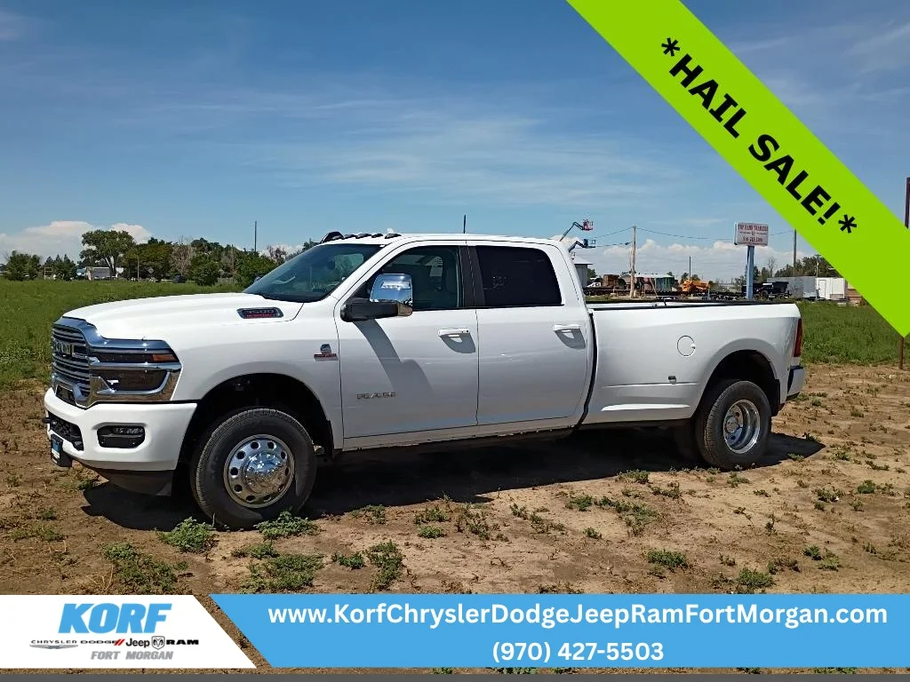 New 2026 Bright White Clear-Coat Exterior Paint RAM Laramie image 1