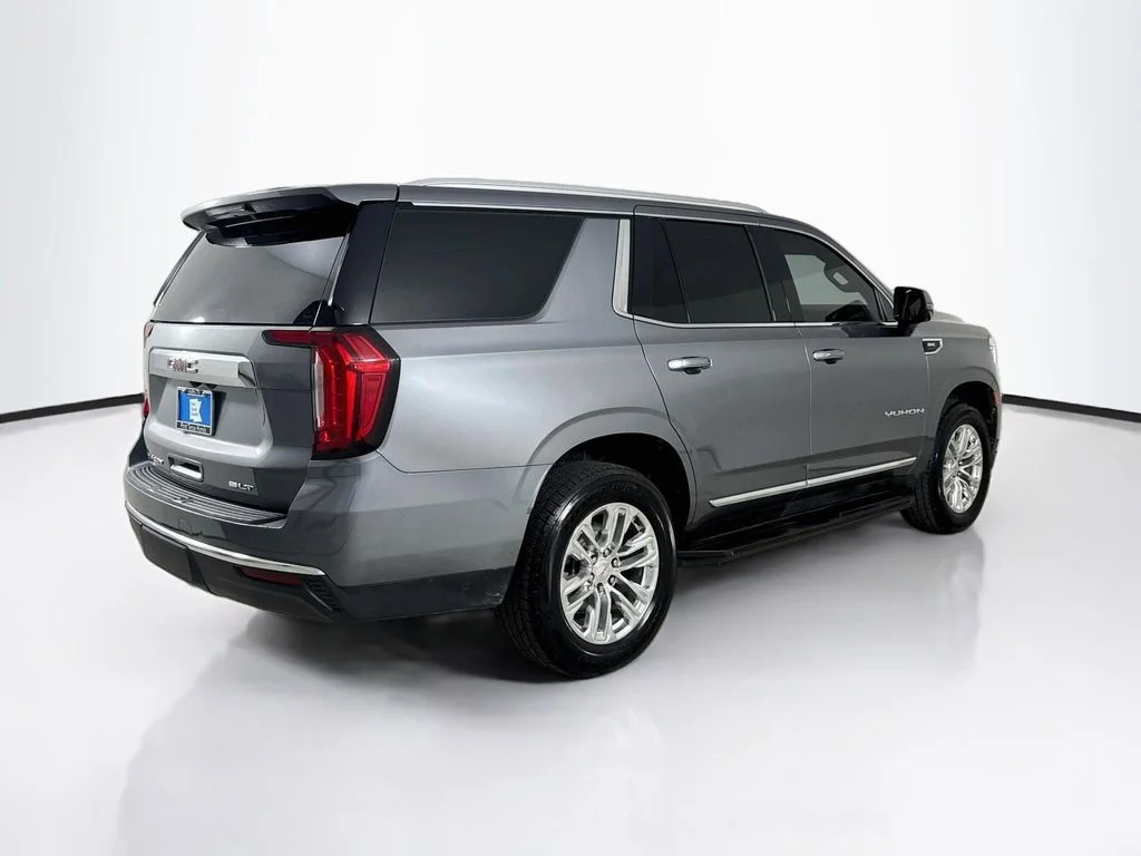 Used 2021 Satin Steel Metallic GMC SLT image 8