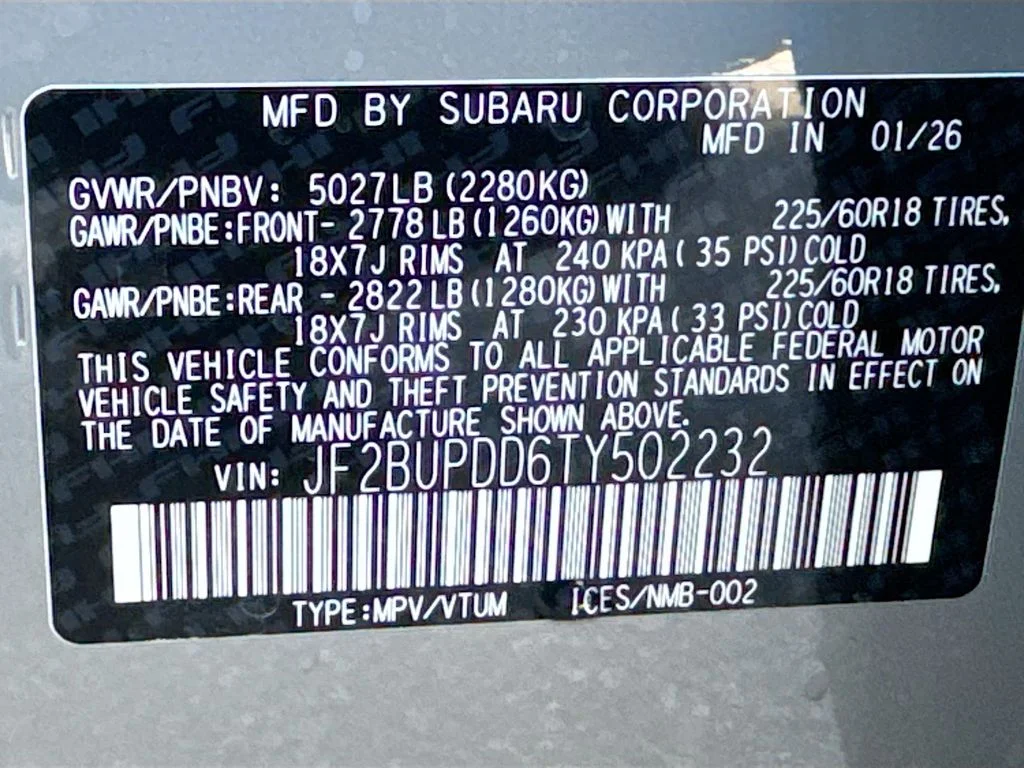2026 Subaru Outback Limited - Photo 43