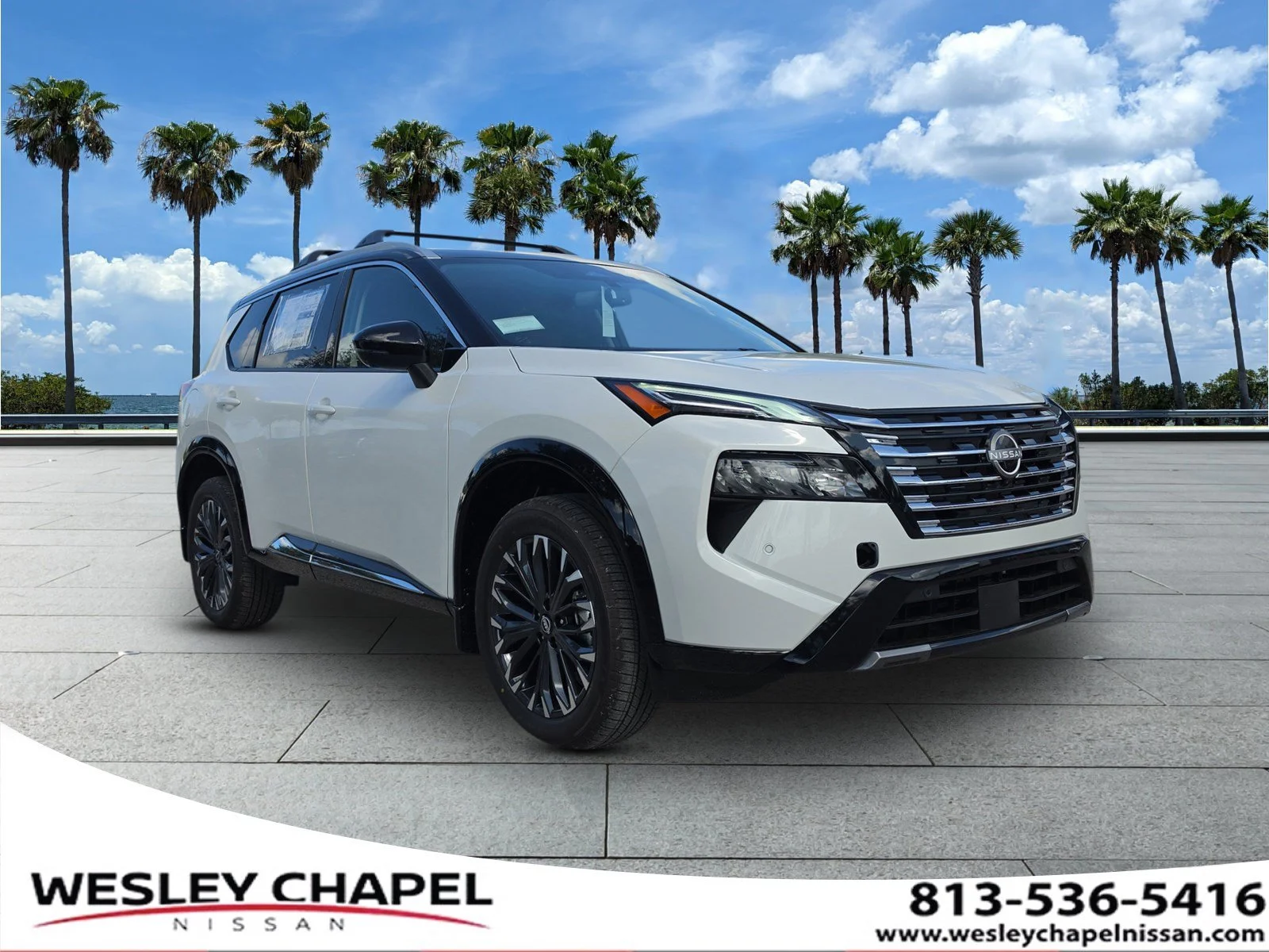 New 2026 Everest White Pearl/Super Black Nissan Platinum image 1