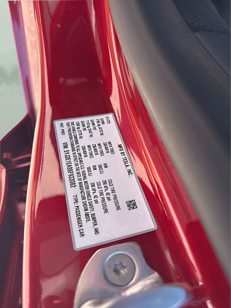 Used 2025 Red Tesla Long Range image 35